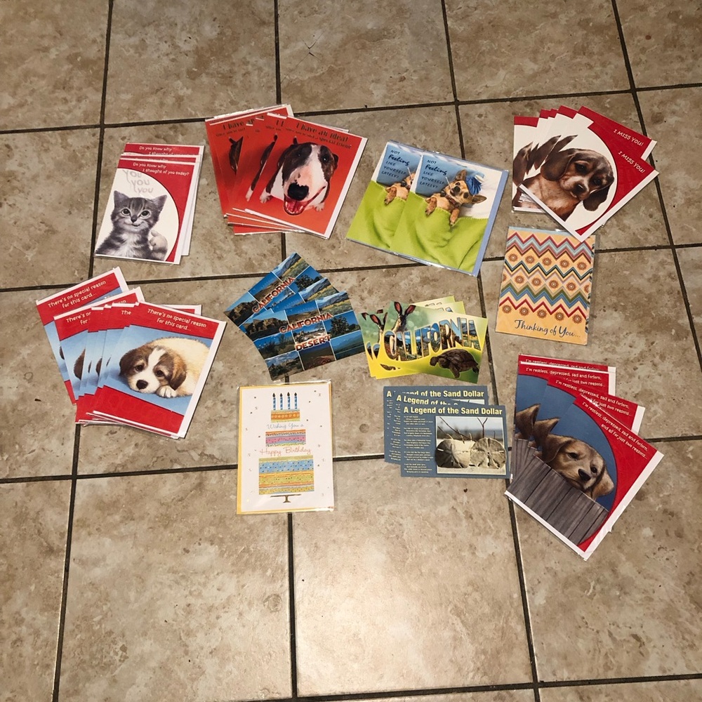 Pet pals 30 cards plus 9 post cards